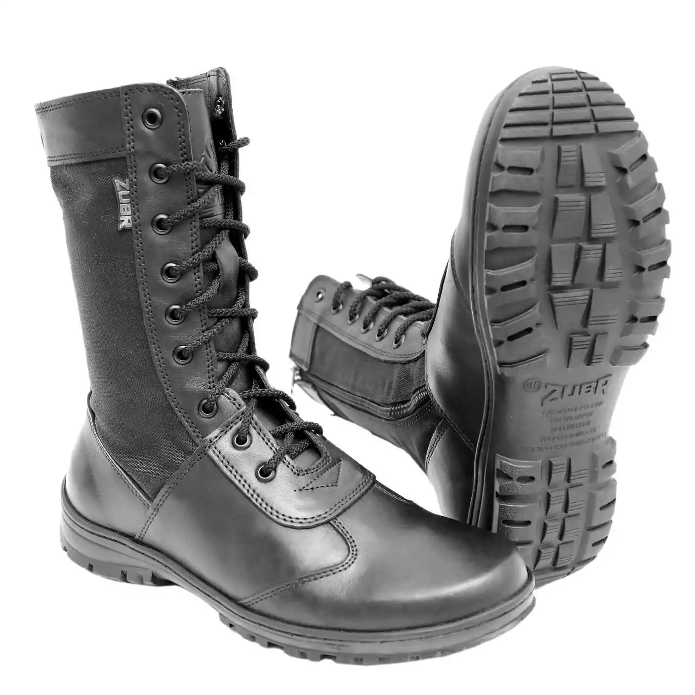 Ботинки Зубр Кроссинг м. 115 на молнии черные
