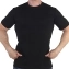 Мужская футболка нового образца без надписи цвет черный