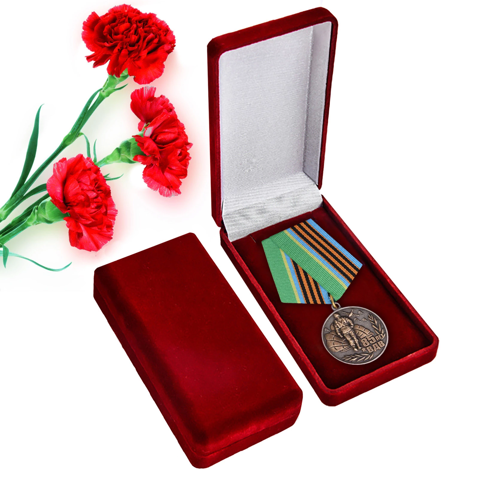 Медаль ВДВ юбилейная без удостоверения в бархатистом футляре