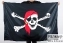 Пиратский флаг "Роджер" 90х135 см