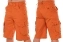 Оригинальные оранжевые мужские шорты