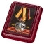 Медаль "Ветерану Морской пехоты" в футляре из флока с пластиковой крышкой
