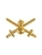Эмблема (знак) петличная (петлица) Сухопутные войска золотистая