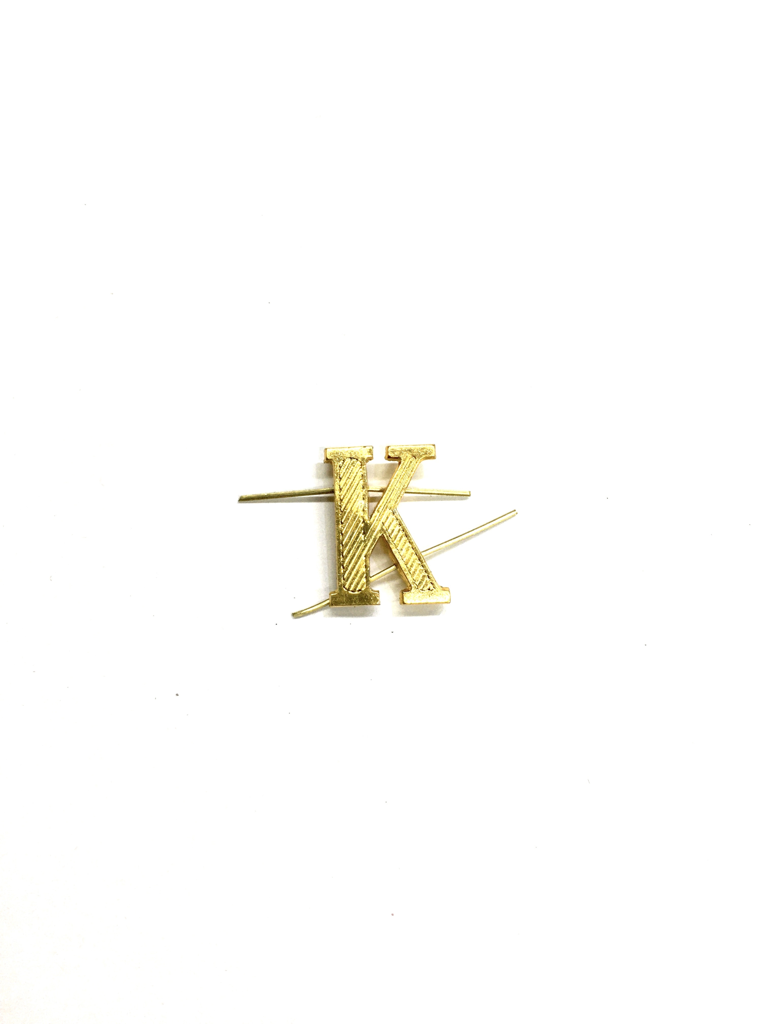 Эмблема буква "К" цвет золото