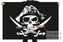 Пиратский флаг "Весёлый Роджер" (90х135 см)