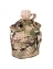 Купить Армейская фляга (фляжка) пластиковая 1 литр, в камуфлированном чехле с алюминиевым котелком, цвет Мультикам (Multicam)