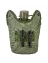 Купить Армейская фляга (фляжка) пластиковая 1 литр, в камуфлированном чехле с алюминиевым котелком, цвет Олива (Olive)