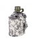 Купить Армейская фляга (фляжка) пластиковая 1 литр, в камуфлированном чехле с алюминиевым котелком, цвет Цифровой серый (ACUPAT)
