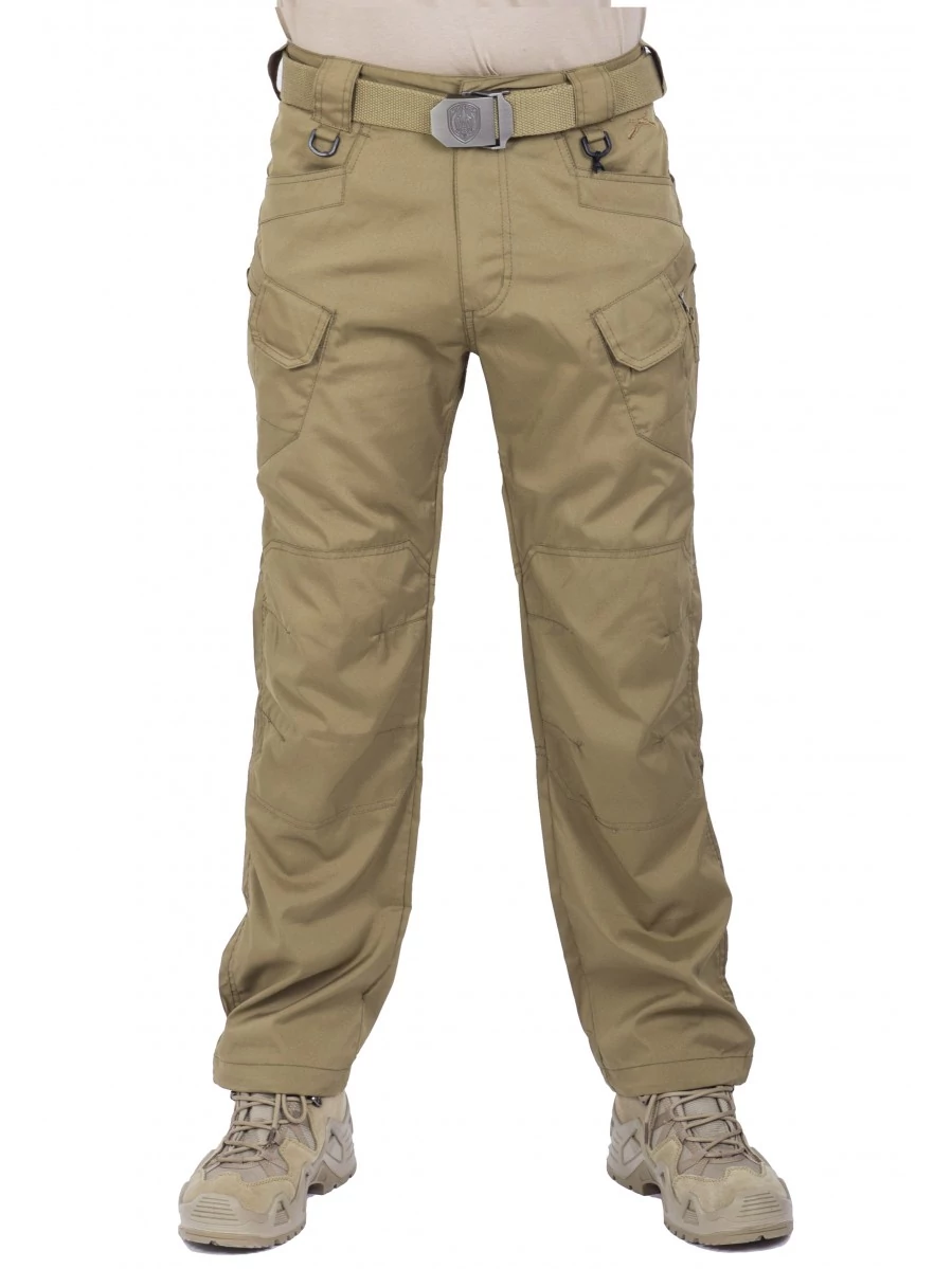 Легкие тактические нейлоновые брюки Tactical Pants, арт 1205, цвет Хаки (Khaki)