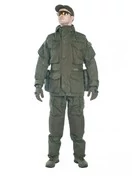 Купить Тактический камуфляжный костюм с двумя подсумками, GONGTEX Smock GEN III, цвет Олива (Olive)
