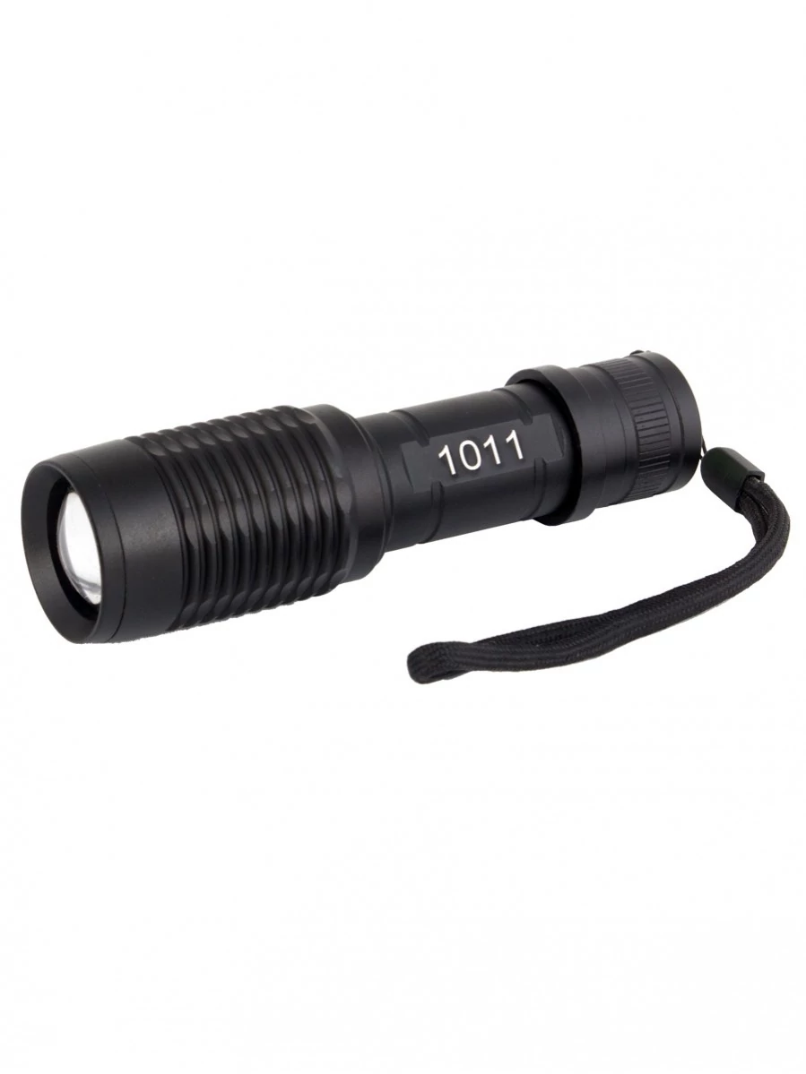 Сверхъяркий ручной тактический фонарь, арт. TS-1011 (зум, 5 режимов, полный комплект)