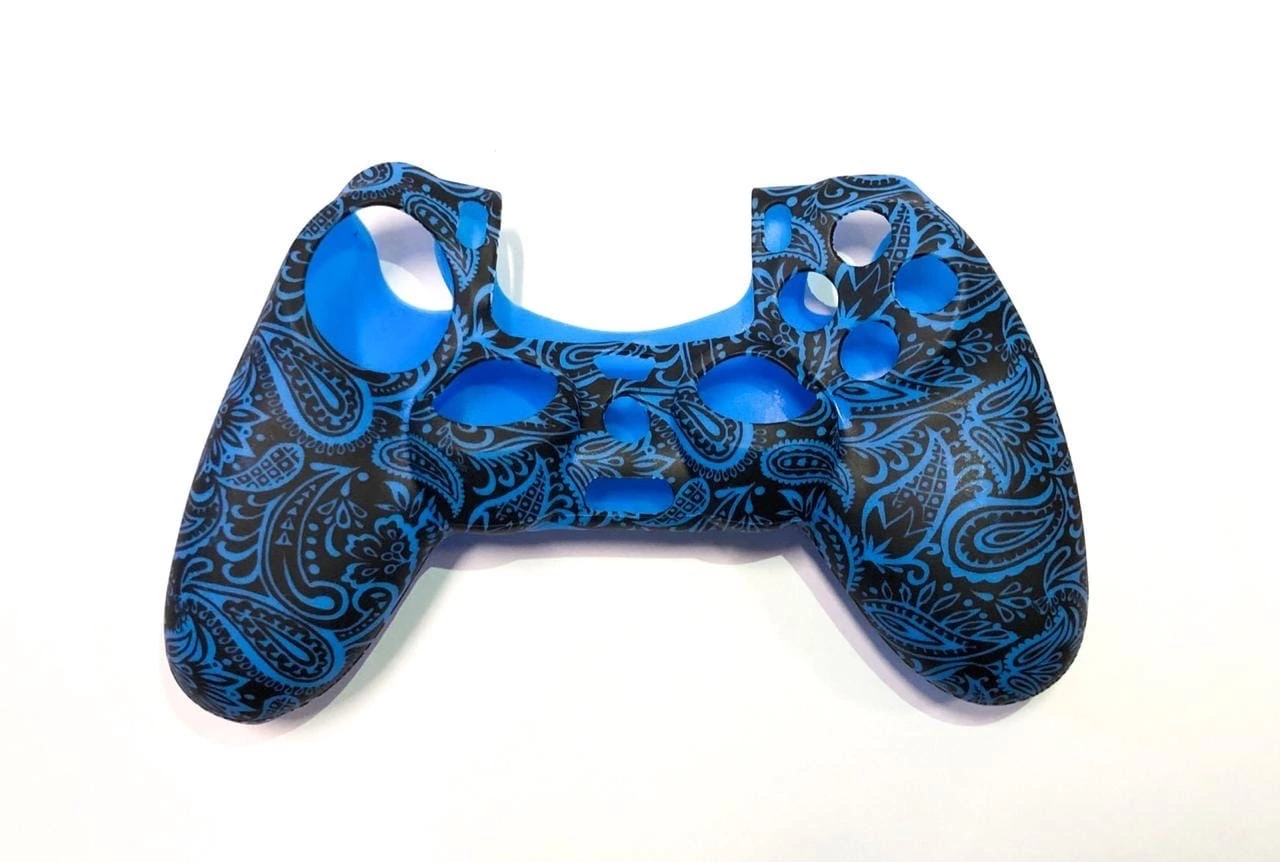 Чехол на геймпад PS4: blue pattern