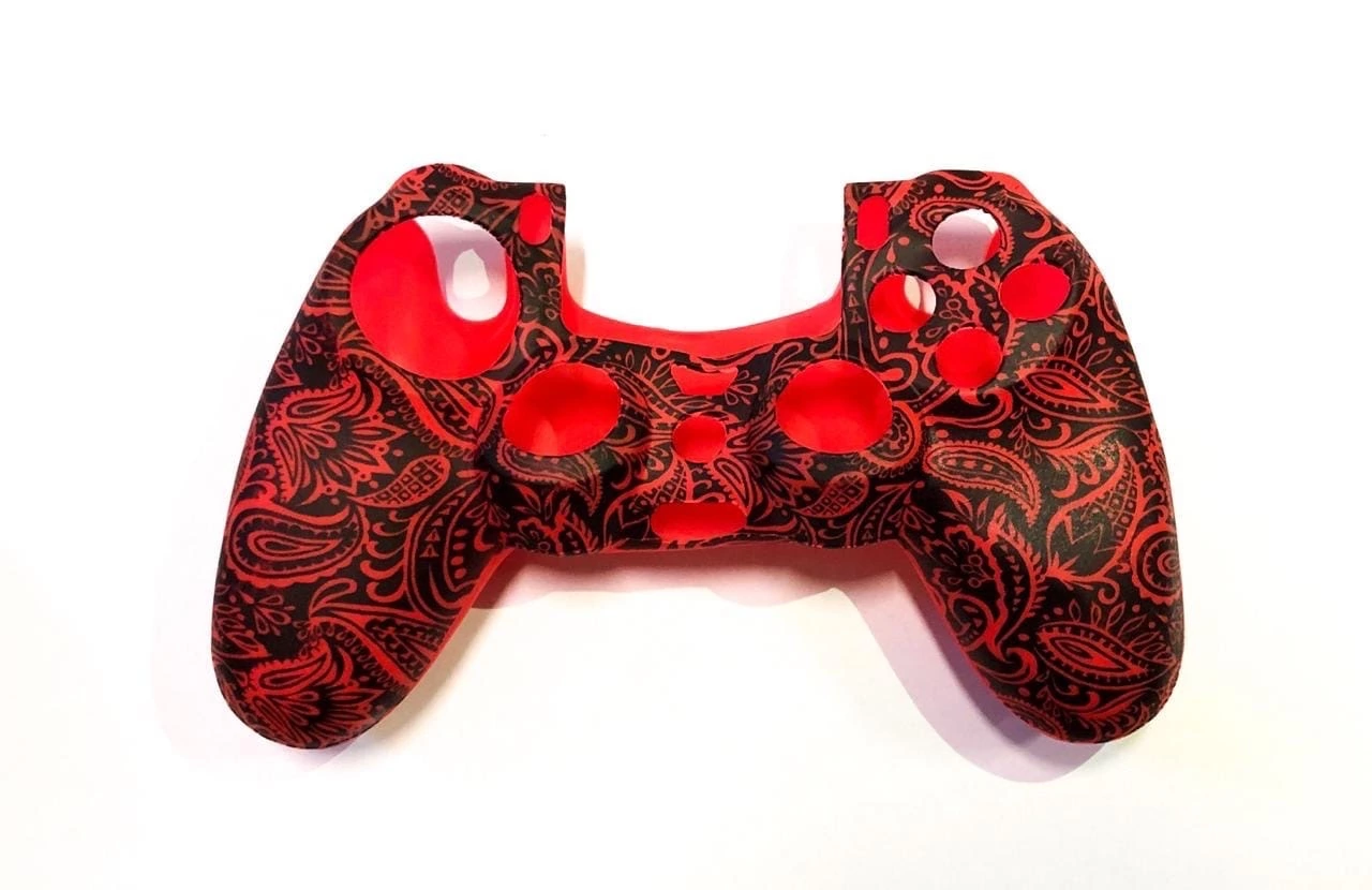 Чехол на геймпад PS4: red pattern