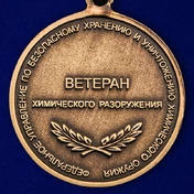 Медаль "Ветеран химического разоружения" в наградном футляре