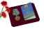 Медаль 100-летнему юбилею РГВВДКУ им. В. Ф. Маргелова в футляре с отделением под удостоверение