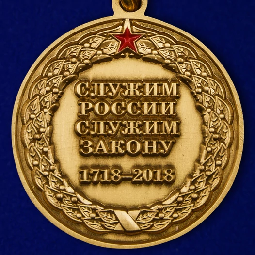 Юбилейная медаль "100 лет службе тыла МВД России"