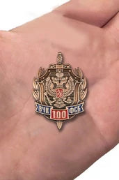 Знак "100 лет ФСБ России"