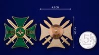 Знак "За службу на Кавказе" (зеленый)