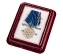 Медаль "Ветерану МВД России" в нарядном футляре из флока