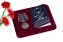 Медаль "Военная разведка. 100 лет" в футляре с отделением под удостоверение