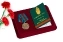 Медаль ФСБ России "90 лет Пограничной службе" в футляре с отделением под удостоверение