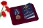 Памятная медаль "95 лет Уголовному Розыску МВД России" в футляре с отделением под удостоверение