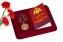 Медаль "За отличие в службе" 3 степени Росгвардии в футляре с отделением под удостоверение