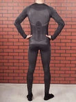 Комплект термобелья: лонгслив и кальсоны Spyder цвет черный (black)