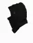 Балаклава-маска флис+иск. мех, короткая, black