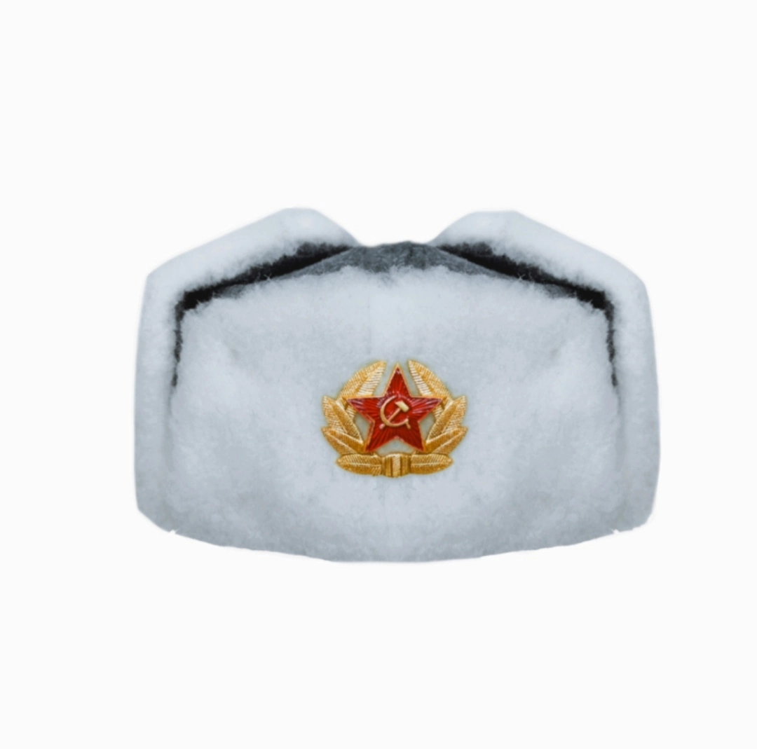 Шапка-ушанка СССР с кокардой