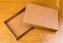 Коробка дизайнерская "Крышка дно" коричневая