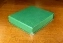 Коробка дизайнерская зеленая 23х19х4см