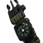 Наручные часы с паракордом Тактические часы с функциональным браслетом выживания