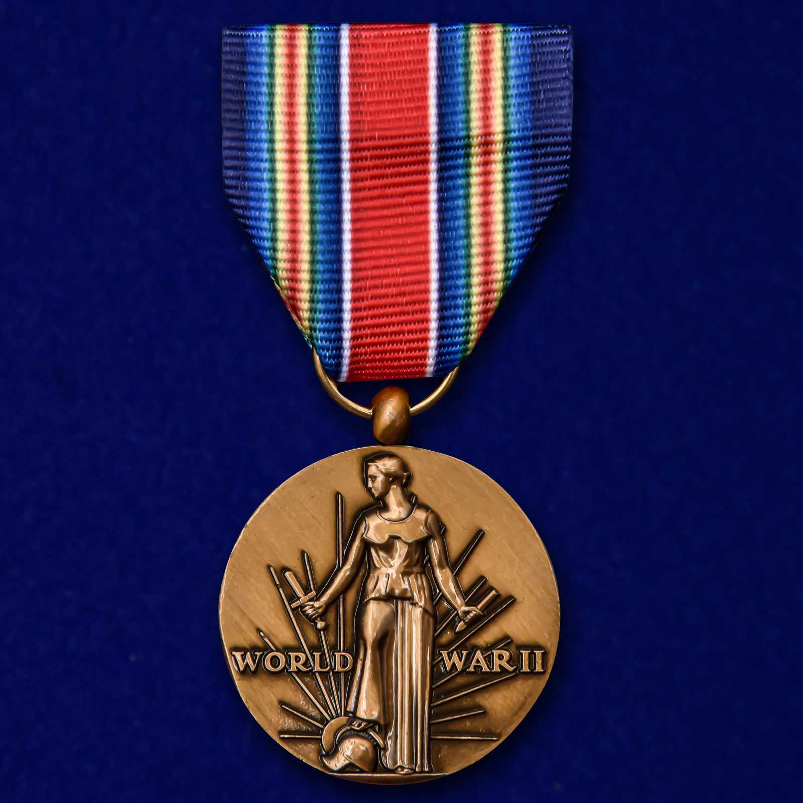 Сувенирная медаль Американская "За победу во II Мировой войне"