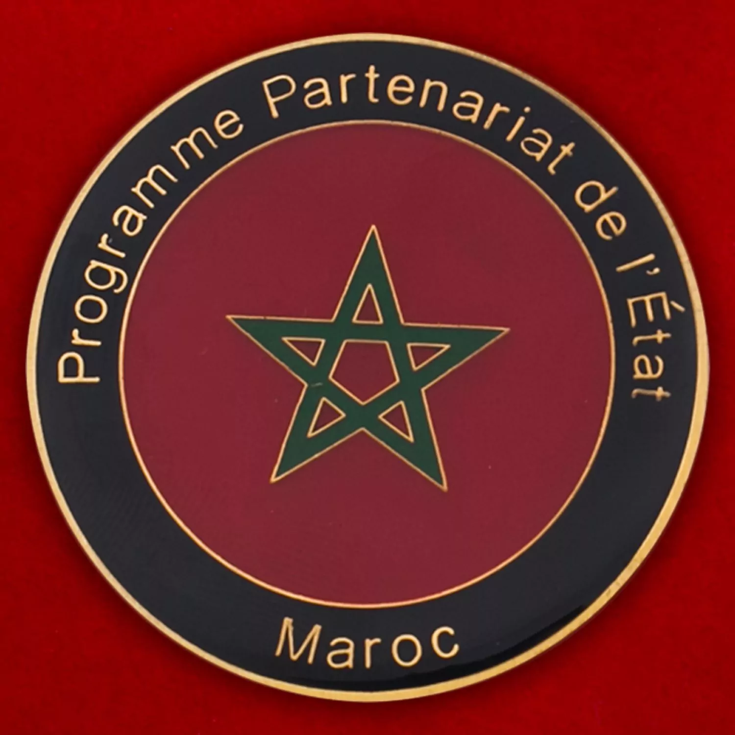 Челлендж коин Программы государственного партнерства Нацгвардии США и Марокко