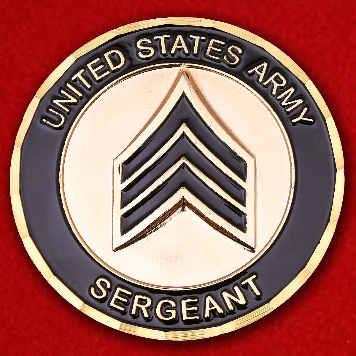 Челлендж коин сержантов ВС США "Ветерану операции Новая заря"