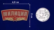 Универсальный шильдик "Милиция"