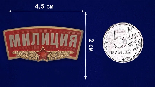 Универсальный шильдик "Милиция"