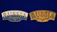 Металлический шильд "Russia"