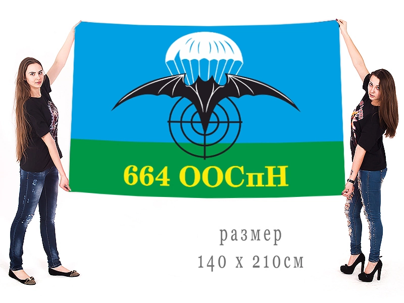 Большой флаг 664 ООСпН