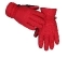 Горнолыжные перчатки зимние с черными вставками цвет красные