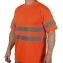 Оранжевая футболка со светоотрожающими полосами