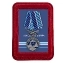 Памятная медаль "За службу в ВМФ" в футляре из флока