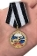 Медаль Ветерану "Спецназ ВМФ" в красивом футляре бордового цвета с покрытием из флока