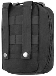 Подсумок под аптечку MOLLE 20х15х8см цвет черный