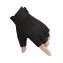 Тактические перчатки без пальцев с мягкой накладкой на костяшки цвет черный