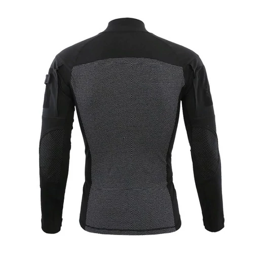 Рубашка тактическая Kamukamu цвет черная / Combat Shirt black