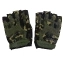 Тактические перчатки без пальцев FLS с доп.защитой цвет камуфляж