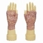 Женские перчатки кружевные без пальцев, цвет фиолетовый