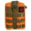 Тактическая сумка-аптечка БЕЗ наполнения 20х15х8см цвет оранжевый